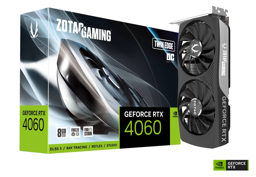 CARTE GRAPHIQUE ZOTAC PCI EXPRESS 8 Go GAMING GEFORCE TWIN EDGE RTX4060