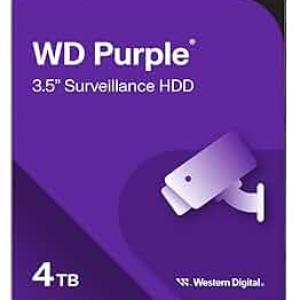DISQUE DUR HDD NVR INTERNE WESTERN DIGITAL 4TB/ WD PURPLE SECURITE NVR
