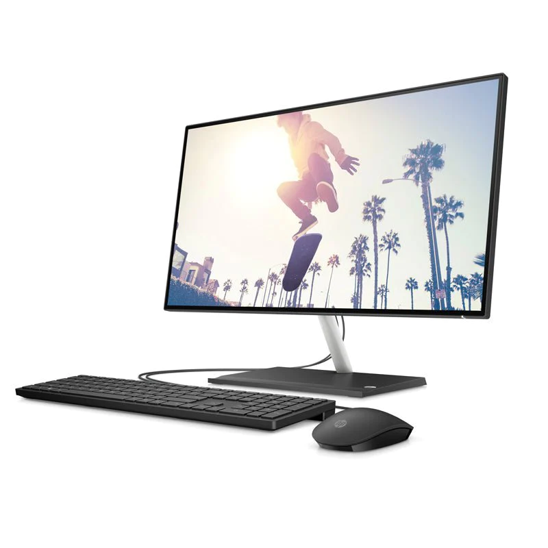 All in One Hp  CR0307 NH Intel core i5 13ème Gen-8 Go DDR4 RAM-512 Go SSD-LECTEUR DVD-ECRAN Non Tactile 24 Pouces-Freedos + Licence Windows 11 Pro