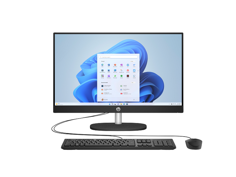 All in One Hp 24 CR0122NH Intel Core i5-13ème Gen-8 Go DDR4 RAM-512 Go SSD-ECRAN 24 Pouces Tactile-FreeDOS+Licence Windows 11 Pro