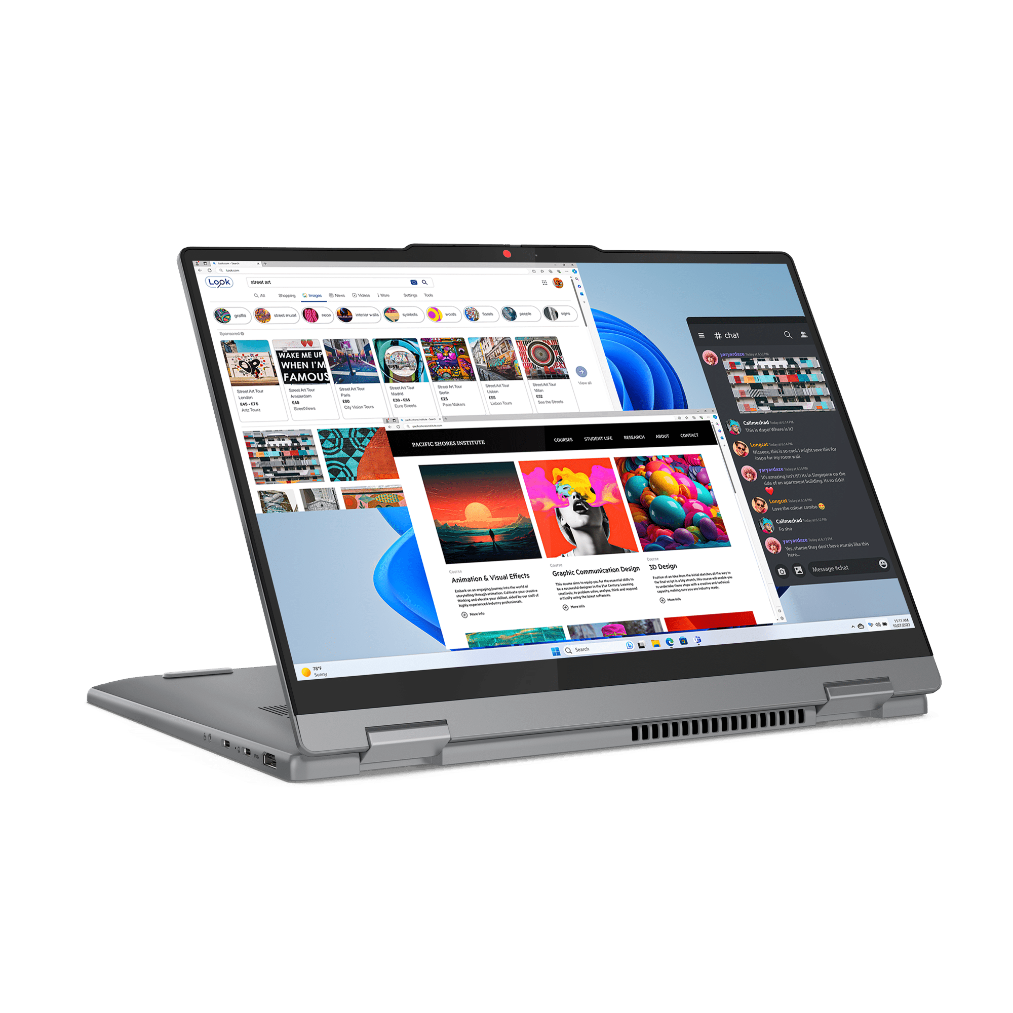 Portable Lenovo ideapad5 14 x360 14IRH9 Intel Core i5-13ème Gen-8 Go DDR5 RAM-512 Go SSD-ECRAN 14 Pouces Tactile-FreeDOS+Licence Windows 11 Pro thumbnail 3