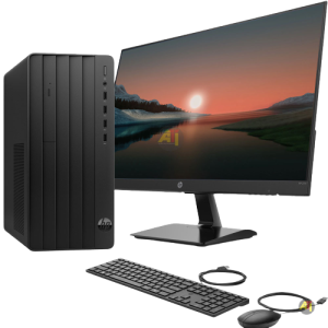 BUREAU HP 290-G9 Intel Core i5-12ème Gen-8 Go Ram-512 Go SSD-Ecran 22 Pouces-Lecteur DVD-WIFI-Freedos + Licence Windows 11 Pro