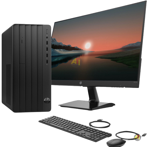 BUREAU HP 290-G9 Intel Core i5-12ème Gen-8 Go Ram-512 Go SSD-Ecran 22 Pouces-Lecteur DVD-WIFI-Freedos + Licence Windows 11 Pro