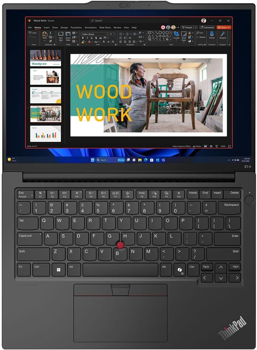 Portable LENOVO THINKPAD E14 G6 Intel Core Ultra 7 155U-16 Go DDR5 RAM-512 Go SSD-ECRAN 14 Pouces-FreeDOS+Licence Windows 11 Pro thumbnail 7