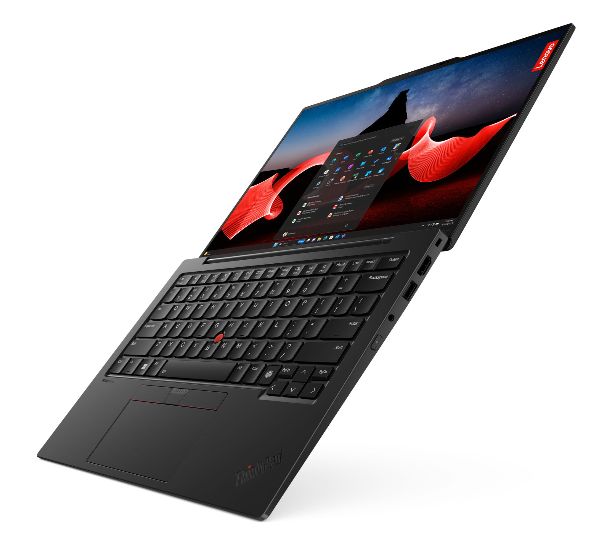 Portable LENOVO THINKPAD CARBON X1 GEN 12 Intel Core ULTRA 7-155U-16 Go LPDDR5 RAM- 2 To SSD-ECRAN 14 Pouces Tactile-Windows 11 Pro Préinstallé thumbnail 4
