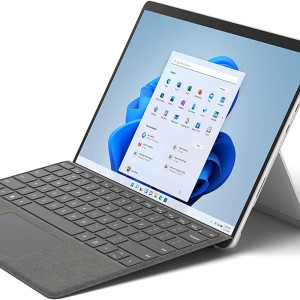 MICROSOFT SURFACE PRO 9 Intel Core i7-12ème Gen-16 Go Ram DDR4-512 Go SSD-Windows 11 Pro-Ecran 13 Pouces-Platinium-Sans Clavier