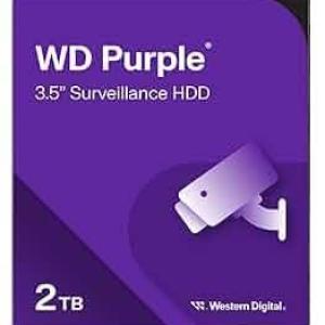 DISQUE DUR HDD NVR INTERNE WESTERN DIGITAL 2TB/ WD PURPLE SECURITE NVR
