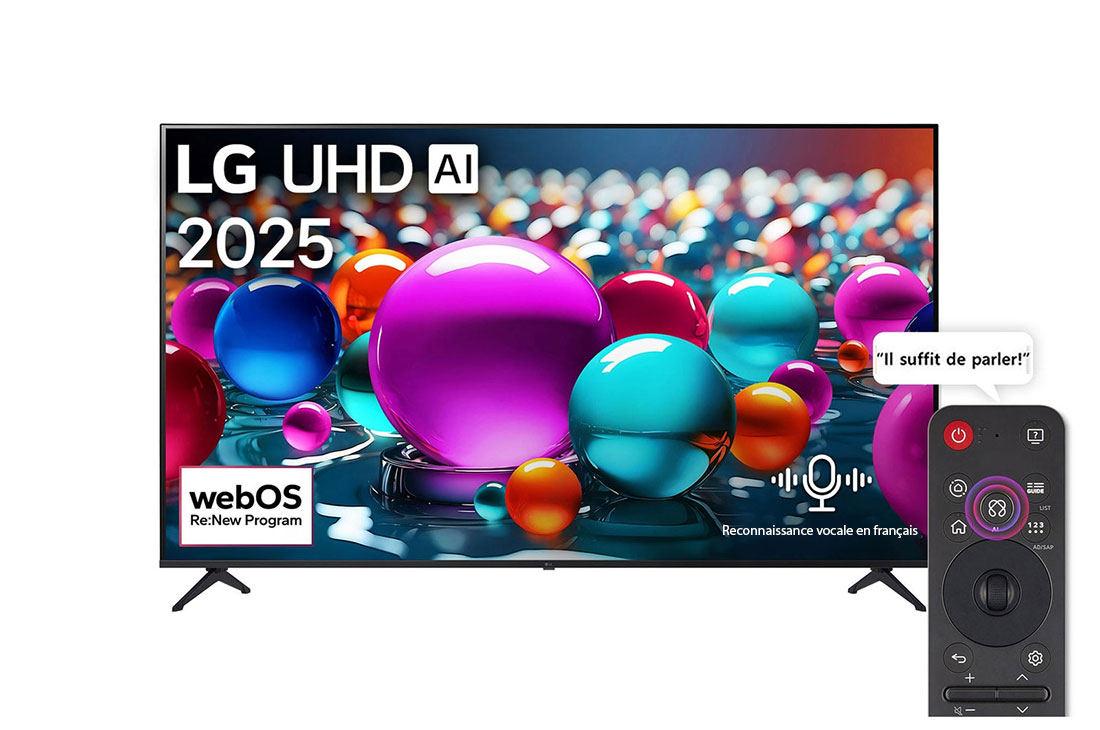 TELEVISION LED LG SMART 75UA UT801/8500 ID 4K 75 POUCE